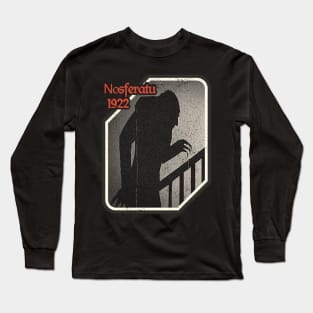 Nosferatu Up the Stairs (1922) Long Sleeve T-Shirt